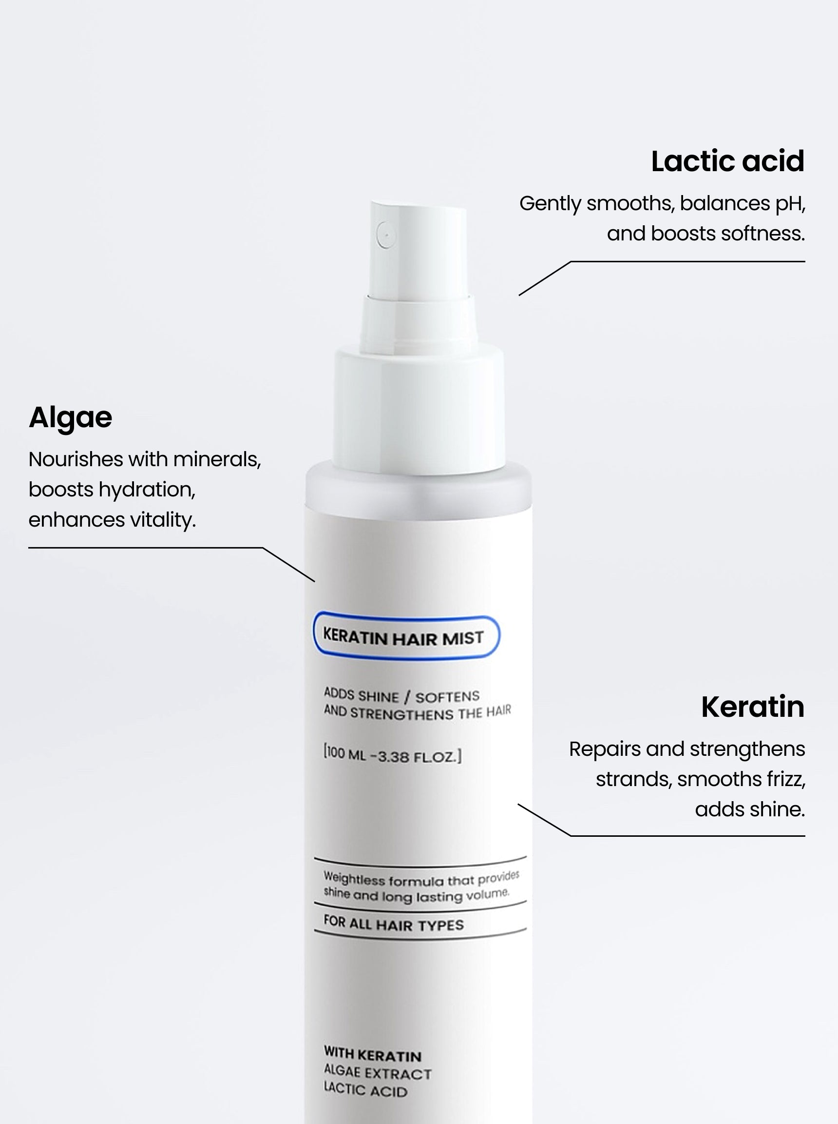 SILK SHINE™ Leave-In Hair Mist