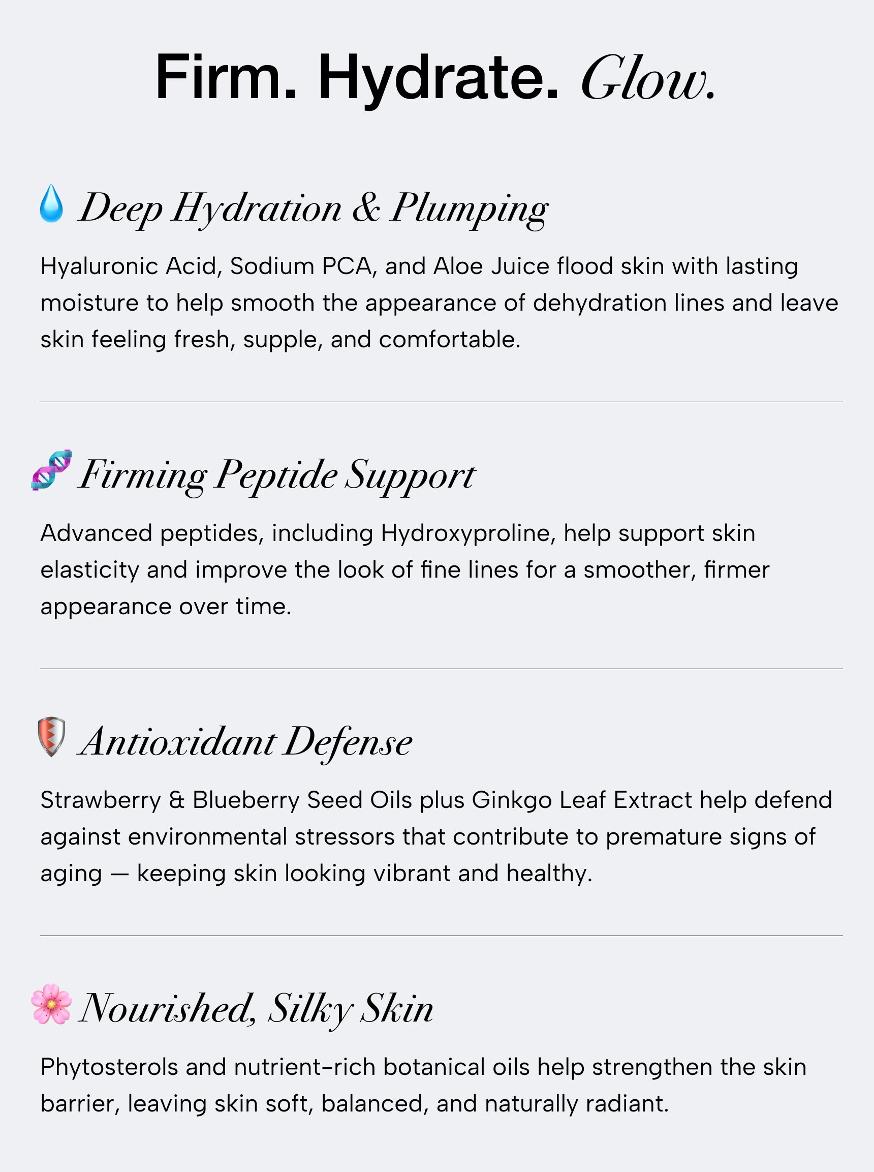 FIRMING RADIANCE™ Botox-like Peptides Serum