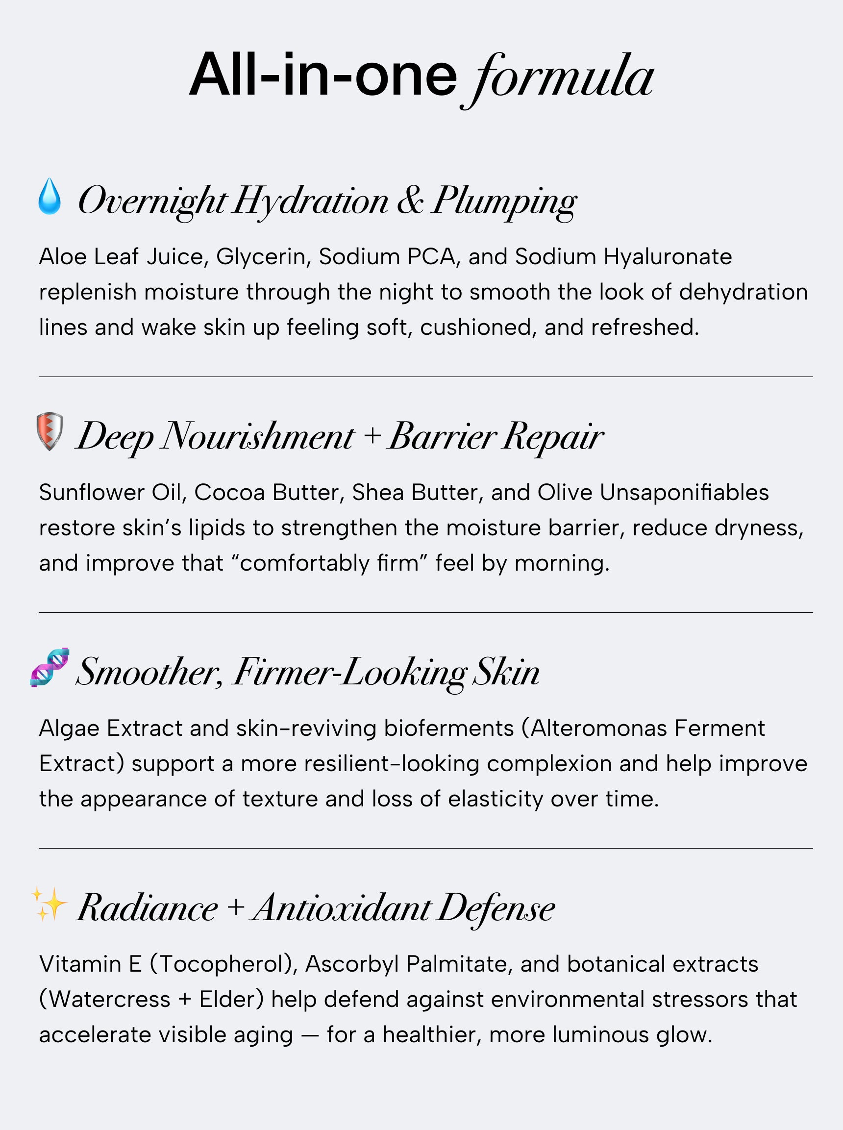 OVERNIGHT REPAIR™ Collagen Night Cream