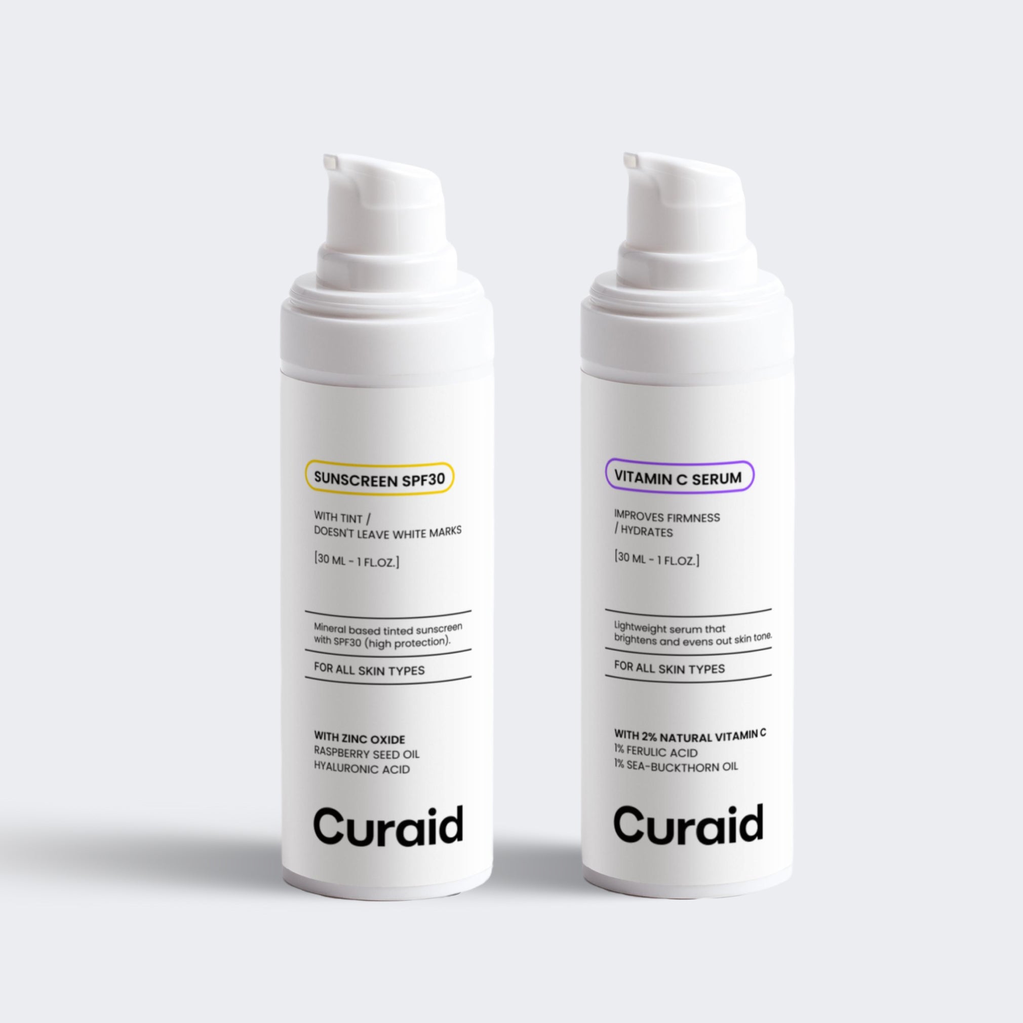 Vitamin C serum + Day Cream SPF30